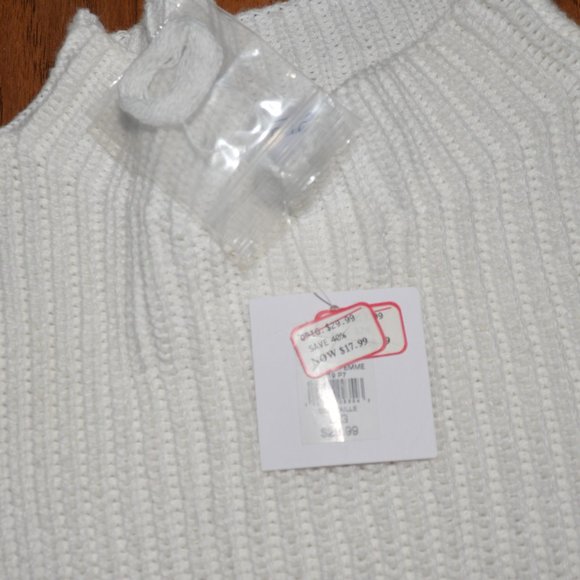 NWT Core Life Oversized Ivory Sweater *Flawed* Size Large - Picture 9 of 13
